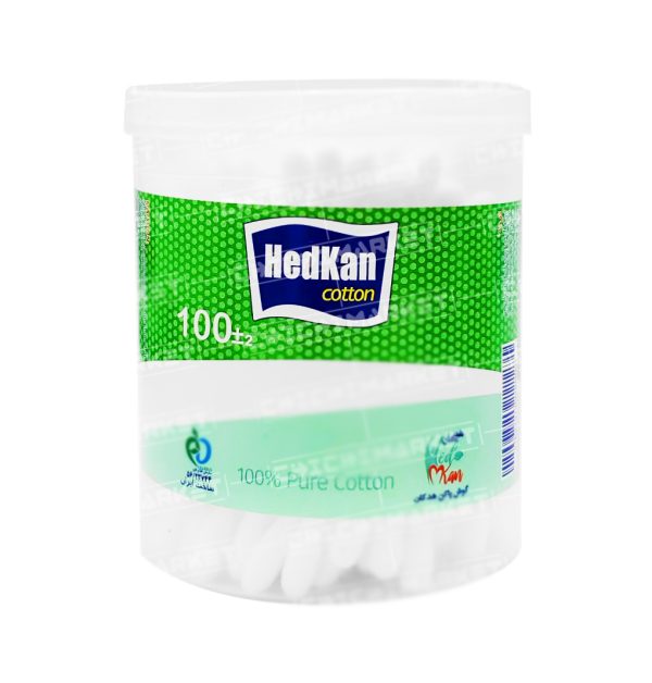 گوش پاک کن هدکان 100 عددی بسته 12 تایی