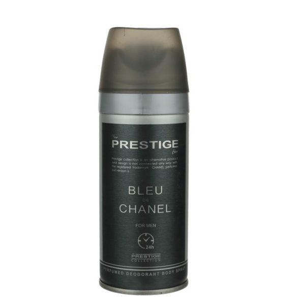 اسپری خوشبو کننده بدن مردانه پرستیج (PRESTIGE) مدل BLEU DE CHANEL حجم 150 میلی لیتر