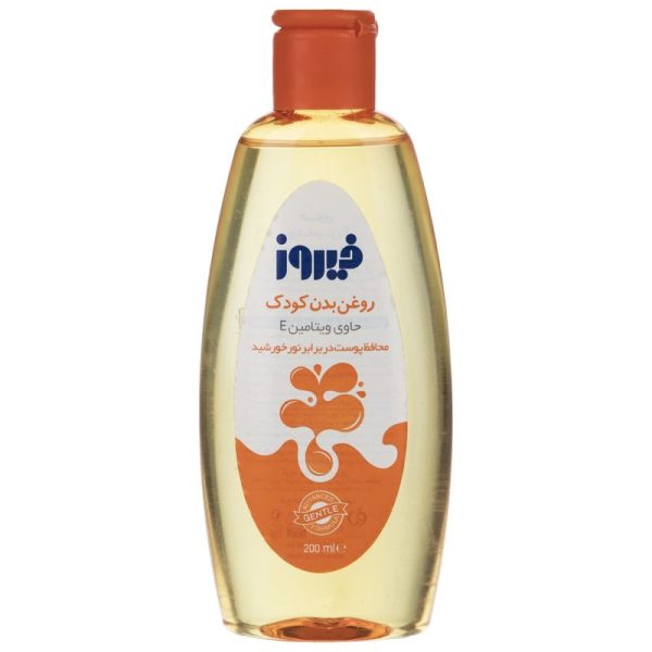 روغن بدن کودک فیروز حاوی ویتامین(E) 200 میل