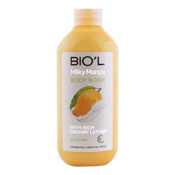 شامپو بدن کرمی بیول مدل Milky Mango حجم 400 میلی لیتر