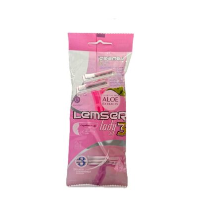 ژیلت لمسر ضد حساسیت زنانه 3 لبه (بسته 2 عددی)
