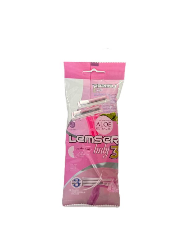 ژیلت لمسر ضد حساسیت زنانه 3 لبه (بسته 2 عددی) - Image 1