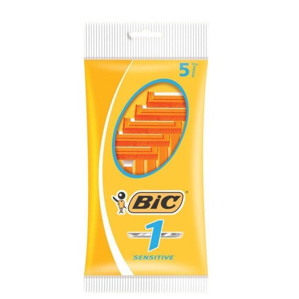 ژیلت بیک یک لبه مدل Sensitive (بسته 5 عددی) - Image 1