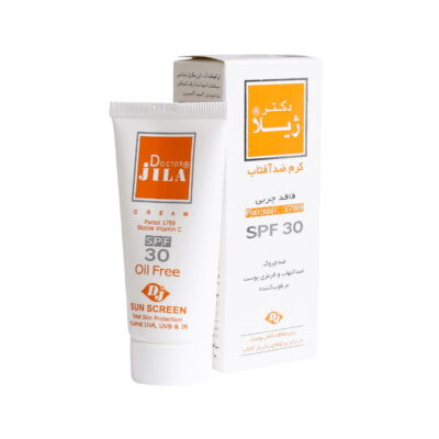 کرم ضدآفتاب دکتر ژیلا بی رنگ SPF30