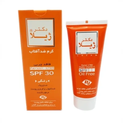 کرم ضدآفتاب دکتر ژیلا رنگی SPF30
