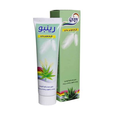 کرم موبر بدن حاوی آلوئه ورا رینبو 100 میل (بسته 12 عددی)