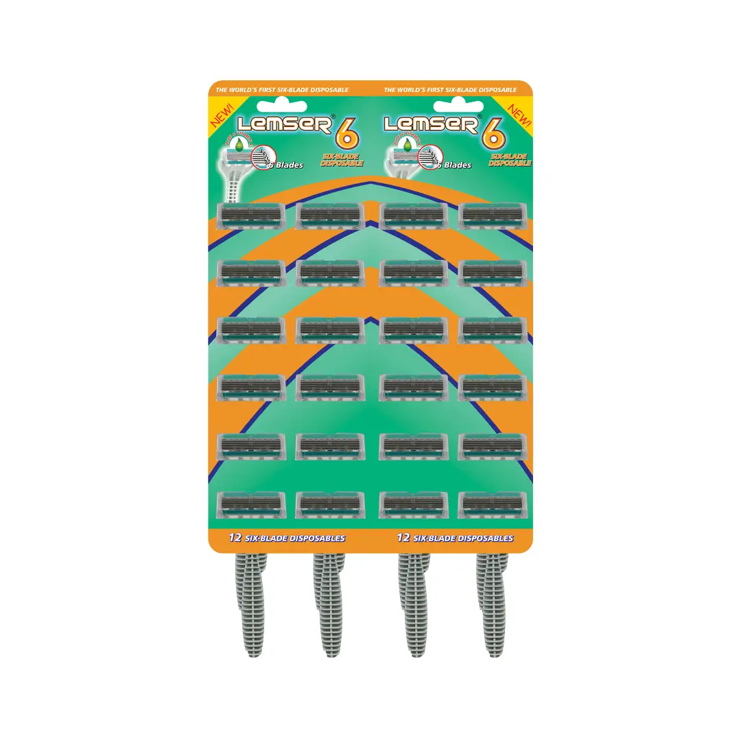 lemser-24-razor-4130430 ژیلت لمسر ورقی 6 لبه - Image 1
